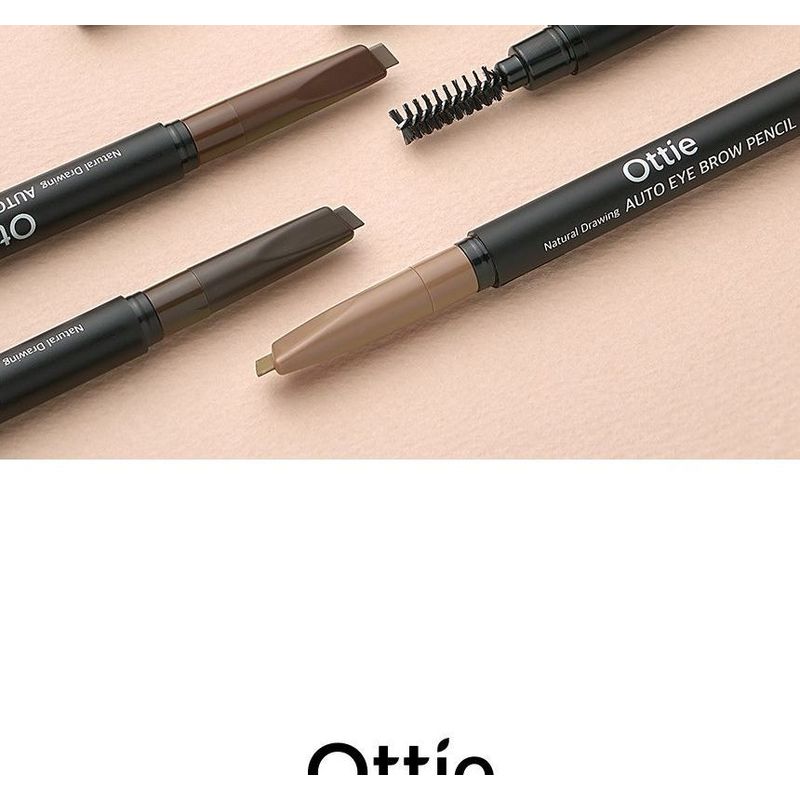 Ottie - Natural Drawing Auto Eye Brow Pencil - 5 Colors
