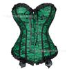 European Palace Style Lace Steel Buckle Boned Corset Body Shaper