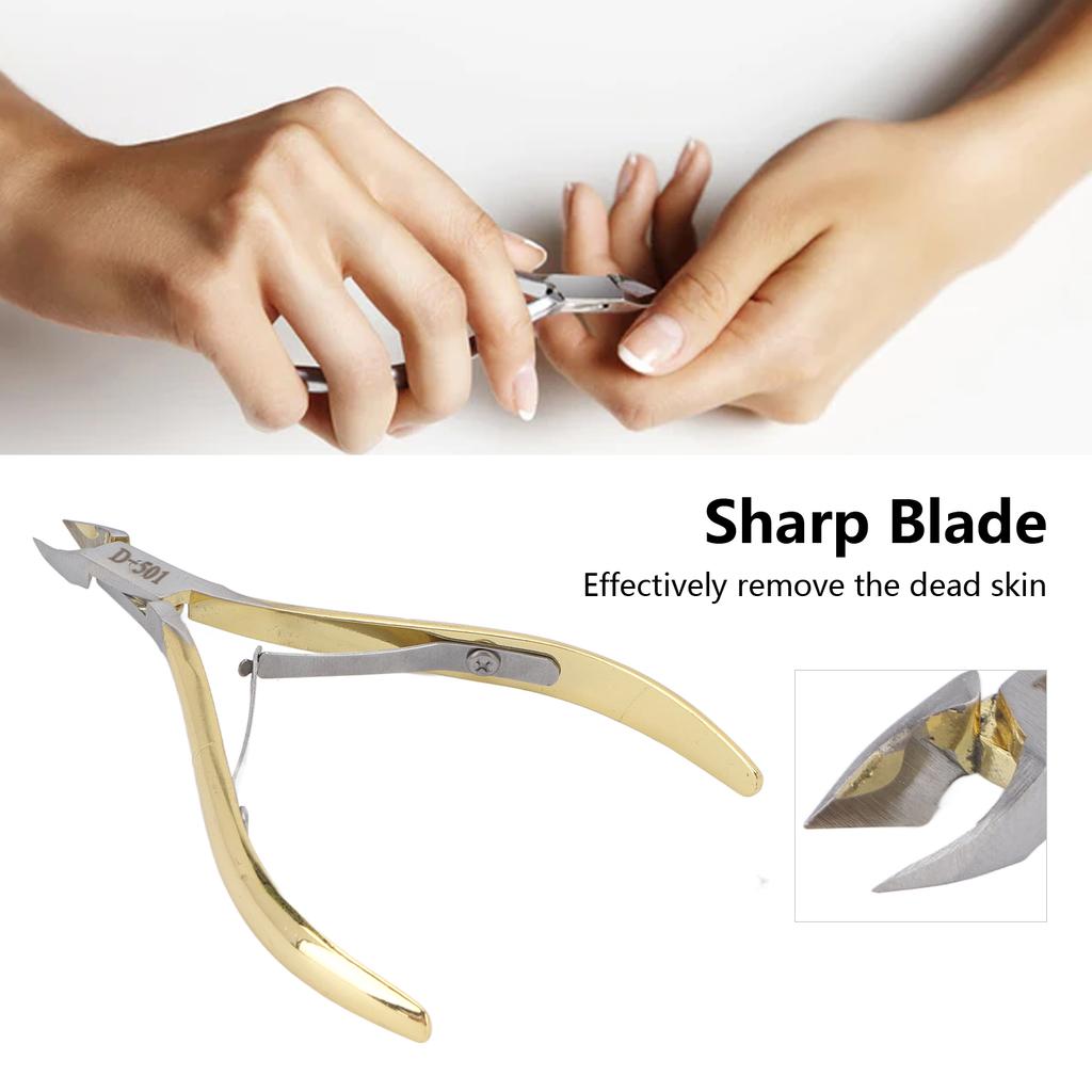 Nail Cuticle Nipper Professional Cuticle Cutter Clipper Manicure Tool for Fingernails