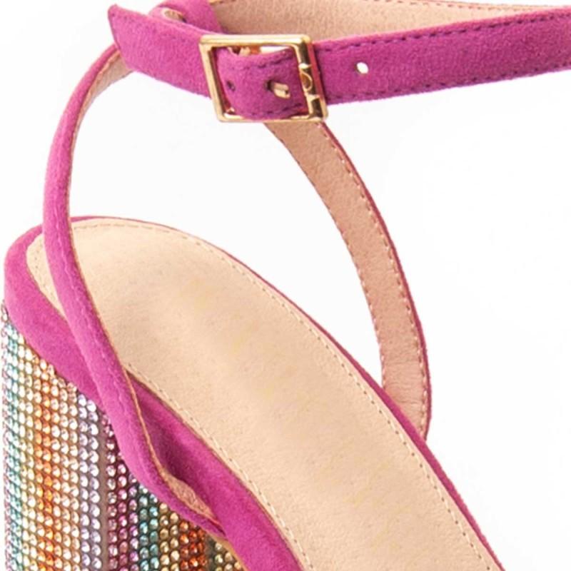 Sandalia Con Tacón Para Mujer. Montevita Sanndarey7 90509