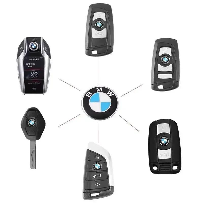 11/14mm Emblema Distintivo Logo Auto Sostituzione Adesivo Chiave Auto Per BMW F07 F34 F10 F20 F48 F39 F30 F25 F26 F15 F16 F22 F32 E90