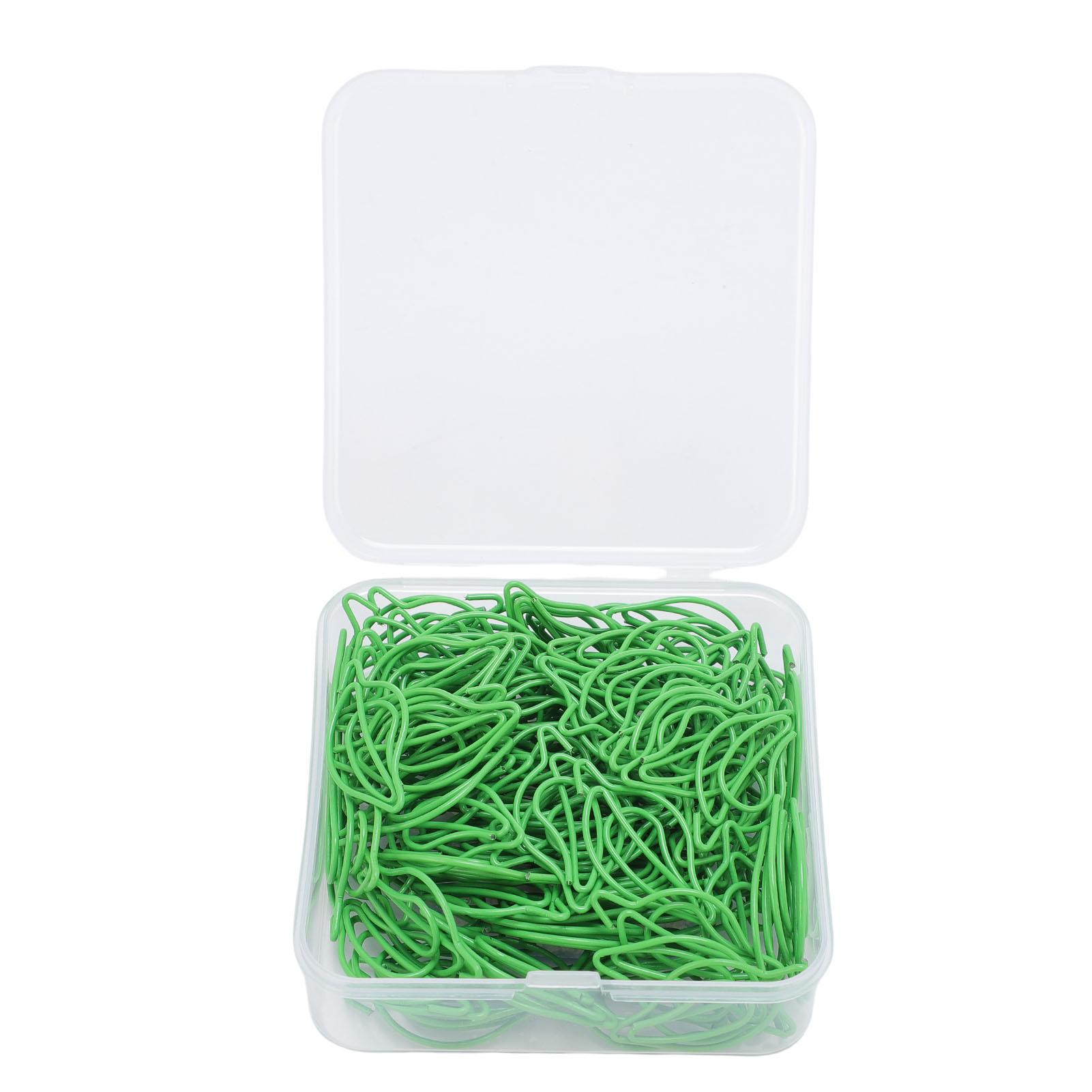 

100 шт. Металлические скрепки для бумаги в форме зеленого листа, закладки-клипсы для визиток, офисных документов, заметок