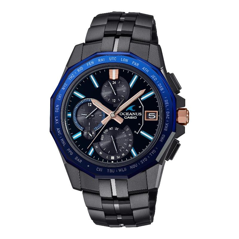 

Casio Men s 100M Water Resistant Analog Quartz Watch OCW-S6000B-1A чорний