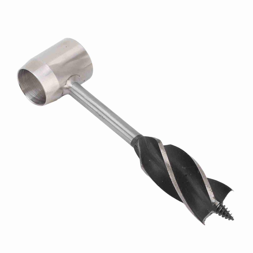 Handbohrer-Schlüssel Hand-Überlebensbohrer-Schlüssel Multifunktionale Holzbearbeitungs-Stanzwerkzeuge Braun