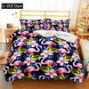 Rosa Flamingo Bettwäsche Set Einzelbett Twin Full Queen King Size Flamingo Bett Set Aldult Kinder Schlafzimmer Bettbezug Sets 3D Druck 012