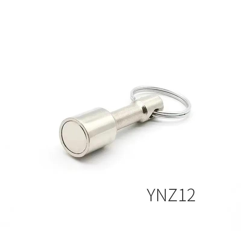 Portable Metal Recycling Tester Tool Equipped with Keychain Strong Magnetic Weight Magnetic Metal Recognizer Multifunctional