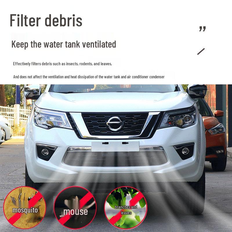 Stainless Steel Insect Screen Grille for 2018-2022 Nissan Terra - Dust & Catkin Protection Accessory