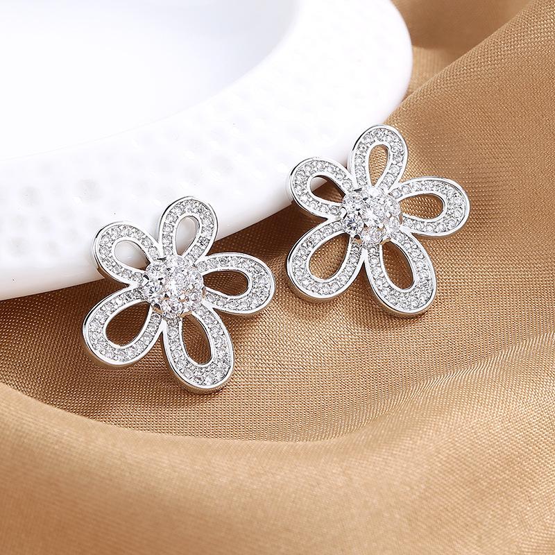 Lindon Women Copper Alloy Zircon Earrings Drop Earrings For Women Wedding Party Gifts