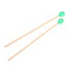 1 Pair Wool Head Keyboard Marimba Mallets with Beech Handles for Intermediate Player(Green)