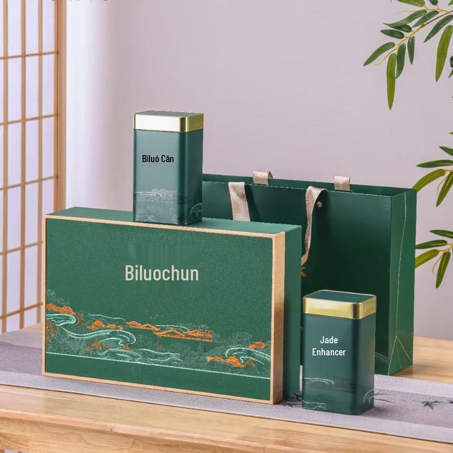 Premium Green Tea Gift Box for Biluochun, Xinyang Maojian, Longjing - Half or Full Jin Capacity Standard