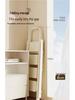 Multi-Functional Folding Indoor A-Frame Step Ladder with Handrail, Thickened Step Stool, Telescopic Design