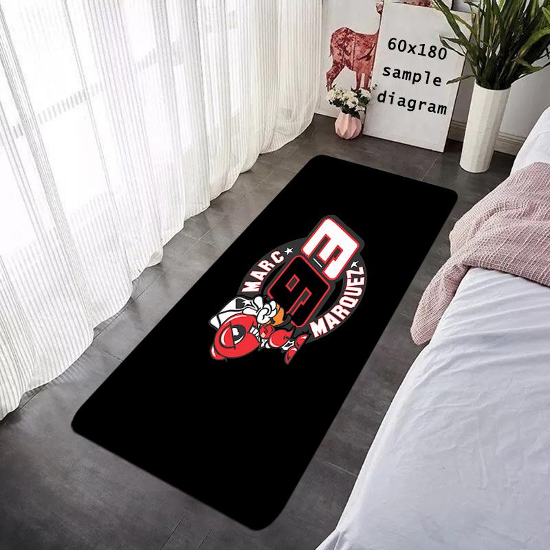 Interior Floor Mat Doormat Marc M-Marquez 93 Non-slip Foot Rug for Entryway Kitchen Carpet Bedroom Bedside Mats Home Decoration