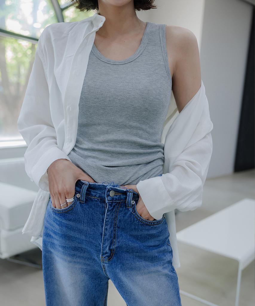 Memua Overline Tencel Linen Shirt (Oatmeal)