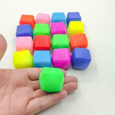 Square TPR Squeeze Ball - Stress Relief Slow Rebound Toy
