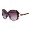 Classic Camellia Sunglasses for Traveling Women, Fox Head Shades for Middle-Aged and Elderly, Slimming Effect for Larger Faces