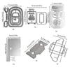 Metal Cutting Dies Backpack Box Scrapbooking Stencil Card Embossing DIY Photo