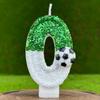 Creative Football 0-9 Number Birthday Candle Children Cake Decoration Gifts For Boy Halloween Party Memories Candle
