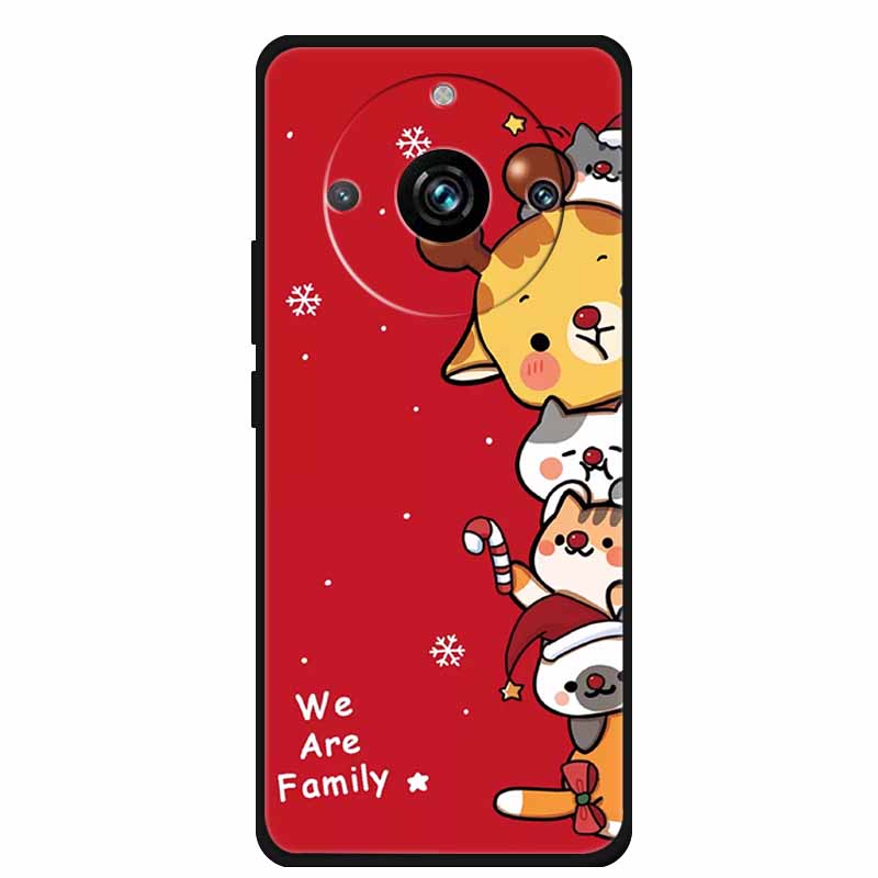 2024 Christmas Phone Cases For Realme 11 Pro Plus Case Soft TPU Silicone For Realme 11 Pro RMX3771 Shockproof Cover Bumper Funda
