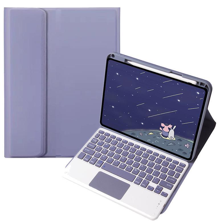 Compatible Bluetooth Keyboard Case for 2025 iPad11 A16, 10th Gen 10.9" with Pen Slot and Backlit Touchpad