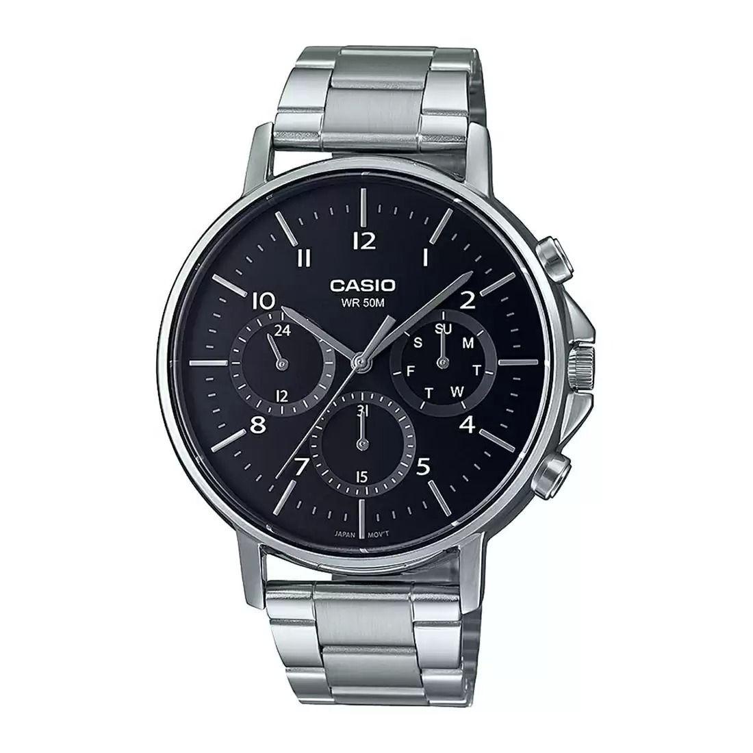 

Мужские часы серебристые аналоговые, Silver Analog Men s Watch, Casio