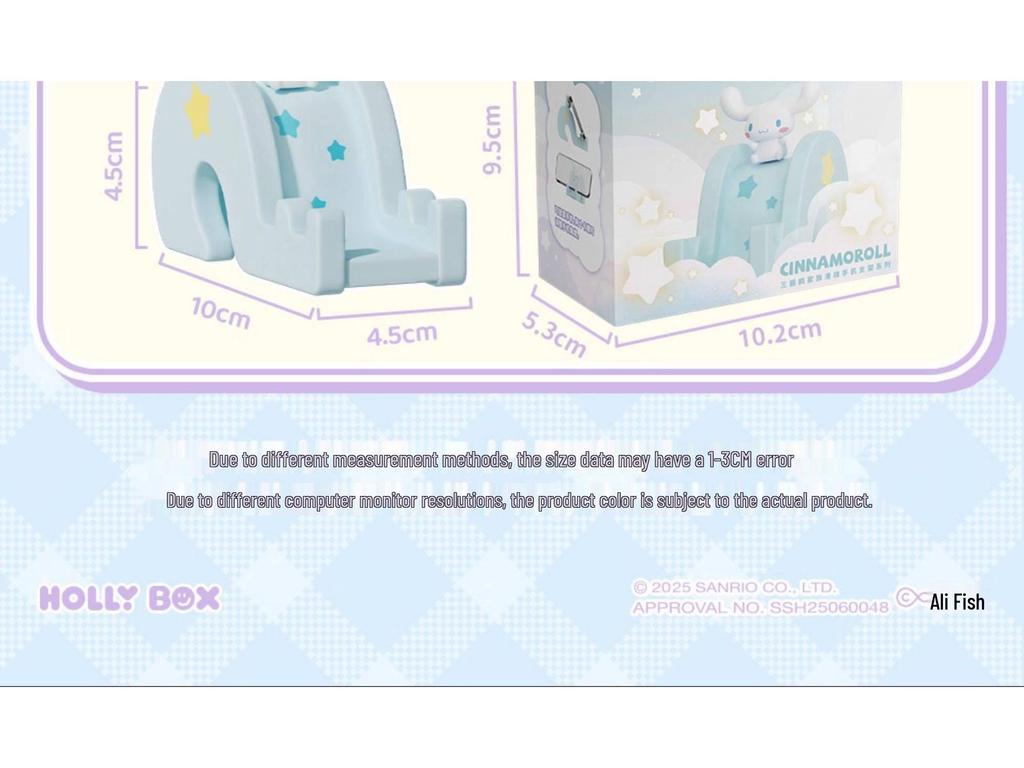 Sanrio Slide Phone Holder Series: Hello Kitty & Kuromi Figurines