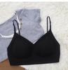 Halterneck Push-Up Seamless U-Shape Bra for Small Chest - Women's Low Back Camisole