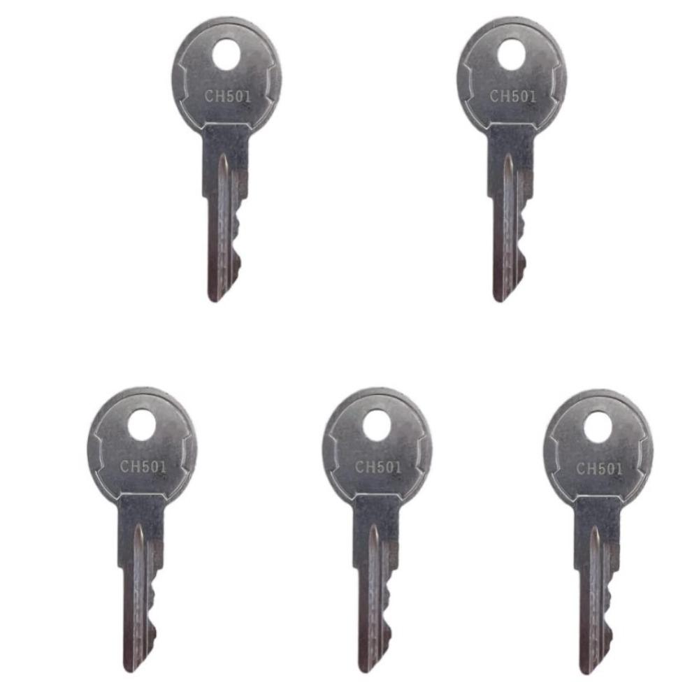 5PCS Compatible CH501 Toolbox Keys Box Lock Latch Box Lock Key DIY Replacement Key  For Truck Tool