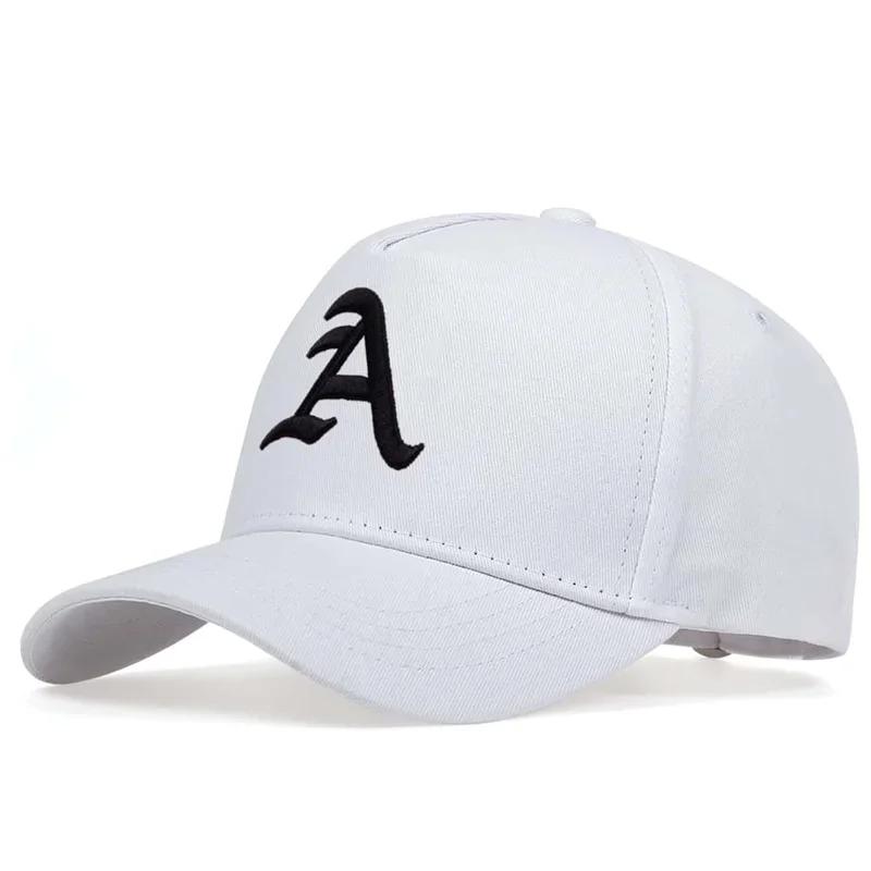 

Unisex A Letter Embroidery Baseball Caps Adjustable Casual Hats Spring And Autumn Outdoor Sunscreen Hat