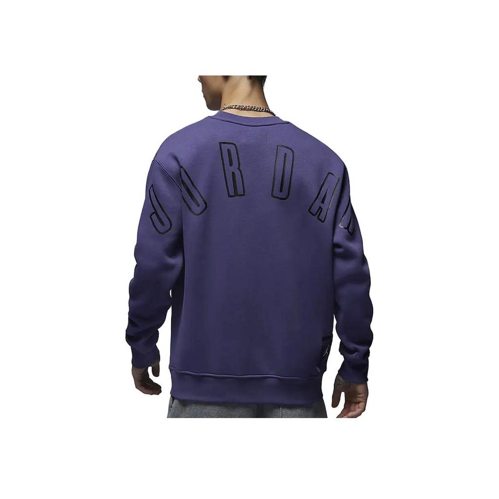 New JORDAN Flight Sweatshirts Men Blue Purple FB7020-500