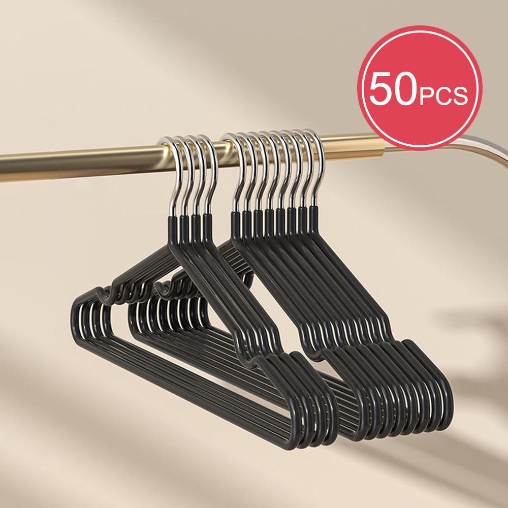 Non Slip Drying Hangers Non Marking Clothes Hangers for Home Use Metal Thick Clothes Hangers Storage Bedrooms Wardrobes Adult