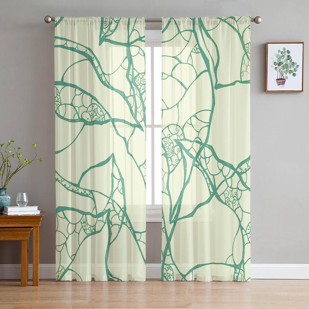 Linie Farbverlauf Muster Lila Abstrakte Voile Gardinen Wohnzimmer Fenster Tüll Vorhang Küche Schlafzimmer Vorhänge Wohnkultur