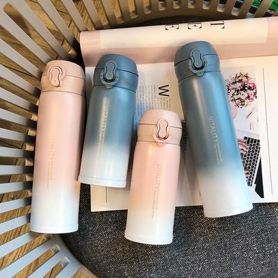 Wasserflasche, doppelwandig, vakuumisoliert, Thermoskanne, Getränk, Kaffeeflasche, Edelstahl, Reisebecher, Thermoskanne, BPA-frei, hält 24 Stunden lang kalt, 24 Stunden heiß, 16 Unzen