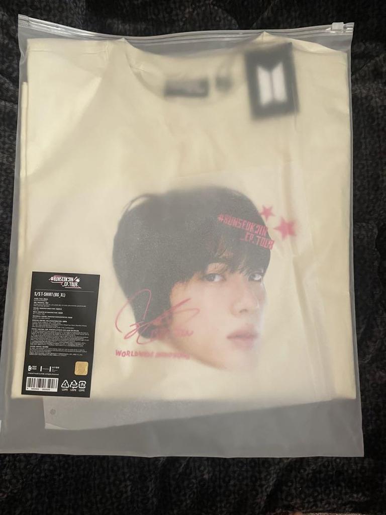 [USED] RUNSEOKJIN_EP.TOUR Jin Face T-shirt