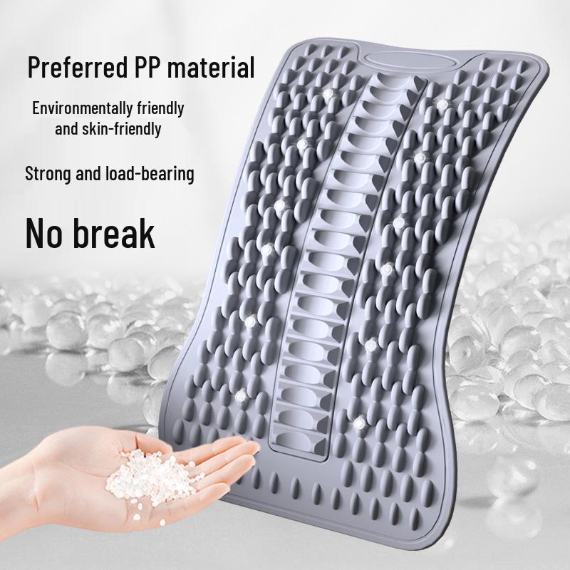 Cross-border Lumbar Support: Waist & Spine Corrector with Back Massage & Traction Fitness Equipment.