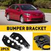 For 2011-2013 Toyota Corolla Front Bumper Support Bracket Set Left Right USEOA