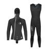 Qianxing Unisex 5mm Wetsuit Set - Cold Protection for Surfing, Winter Swimming, and Deep Diving
