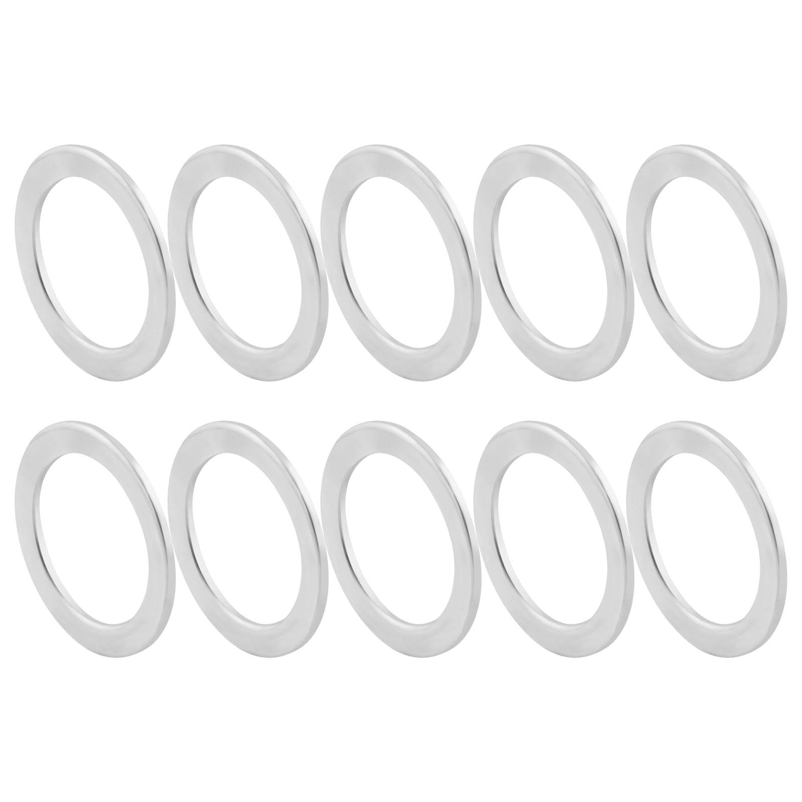 

10 шт. сменные шайбы для педалей велосипедов для горных велосипедов из нержавеющей стали, прокладка для педалей велосипедов, накладки на педали велосипедов 10PCS