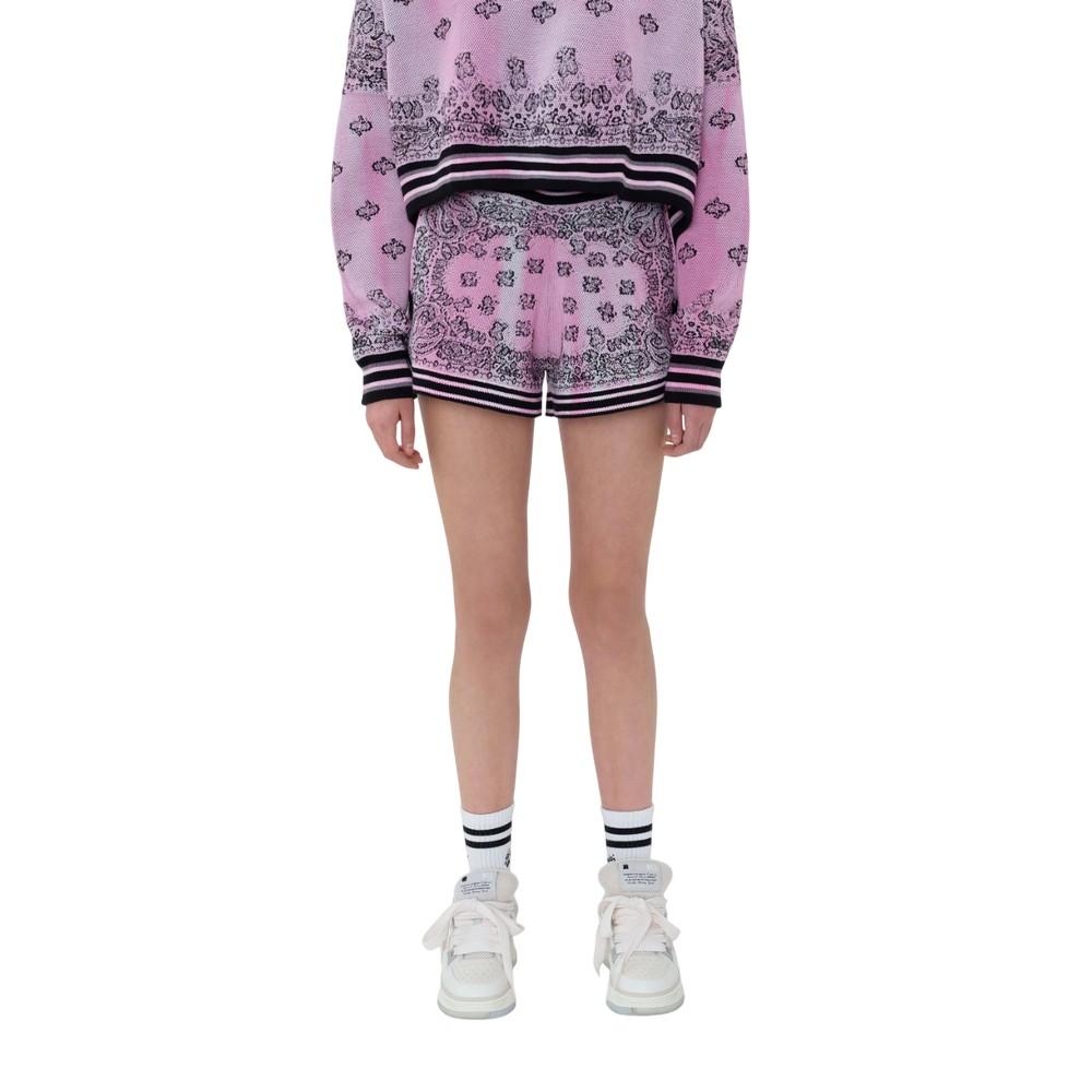 Amiri Womens/Ladies Knitted Bandana Basketball Shorts