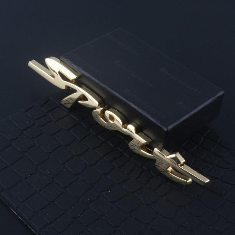 Car personalized modification car sticker metal sports car logo, sports version body sticker tail label scratches decorative sticker side label