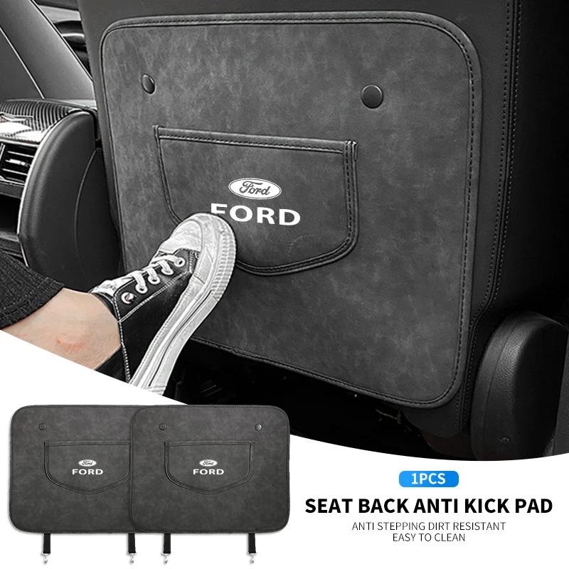 Car Seat Back Protector Kick-Proof Waterproof All Anti Slip For Ford ST FOCUS 2 3 Mondeo Fiesta Kuga MK2 MK3 MK4 Ecosport Fusion