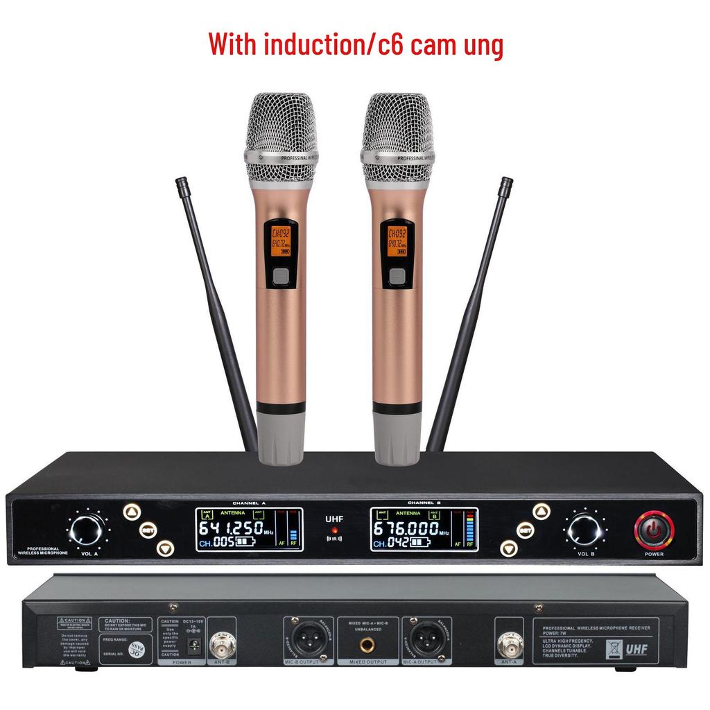 High-End U-Band Infrared Wireless Lavalier Headset Microphone for Stage & Conference Use