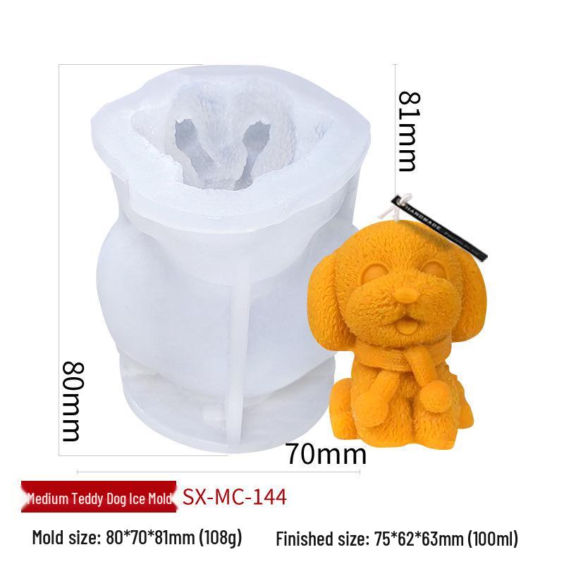 Sanxin Kleiner Bär Silikon Eiswürfel- & Mousseform für DIY Milchtee & Kaffee