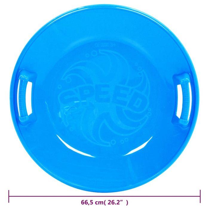 VidaXL Round Sledge Snow Sled Disc Sled Sliding Ski Skating Snow Game Winter Gift Outdoor Winter Sports 93711