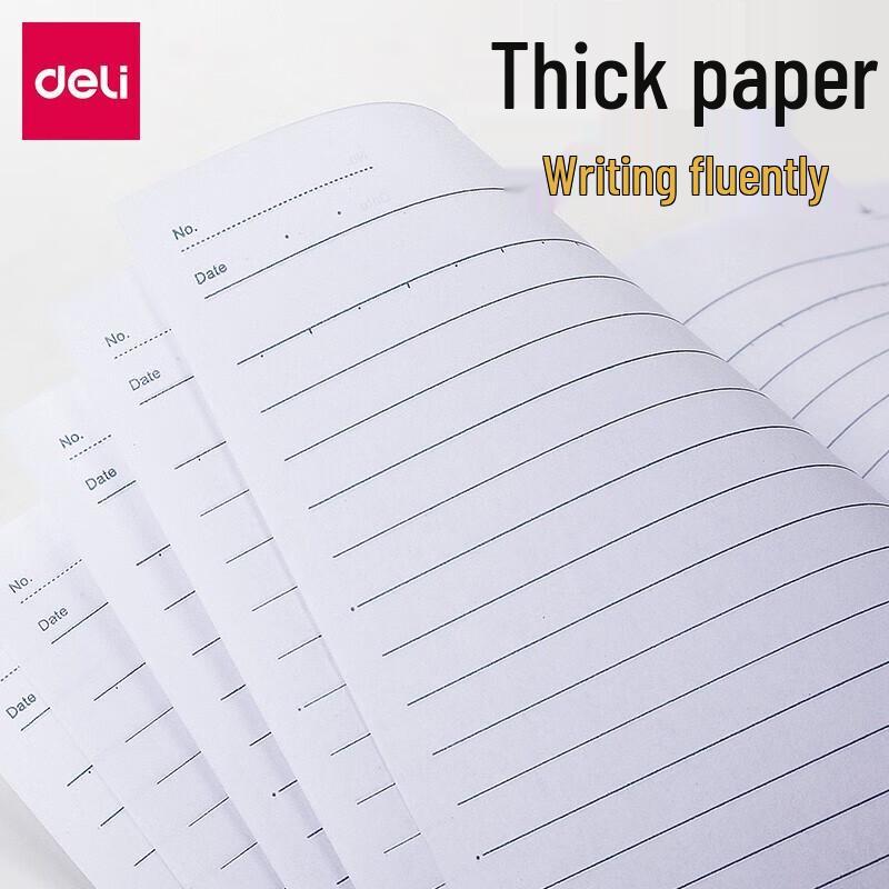 Deli A5 Simple Style Softcover Notebooks (12-Pack)