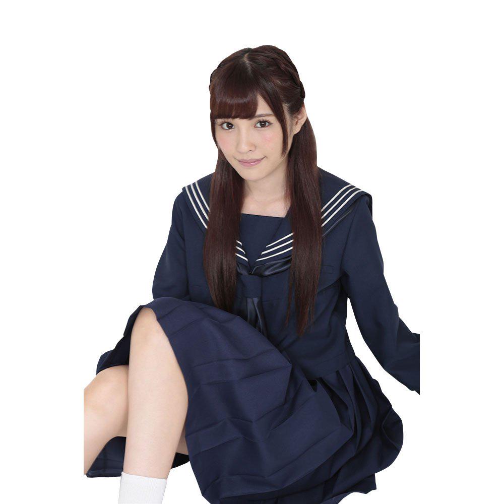 Be With School Uniform Type Azalea Sailor Suit Navy Black M Size Cosplay Costume for Women