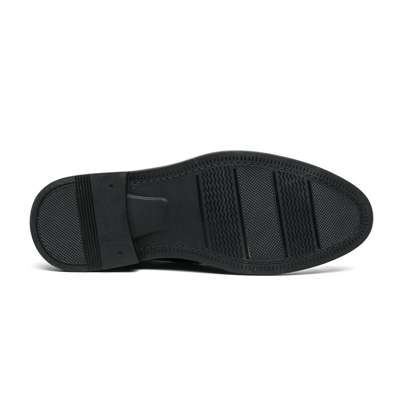 Fashion Men Boots Leather Fashion Autumn Winter Party Dress Shoes Zip Thick Sole Comfortable Black/Brown Motorcycle Ankle Flats