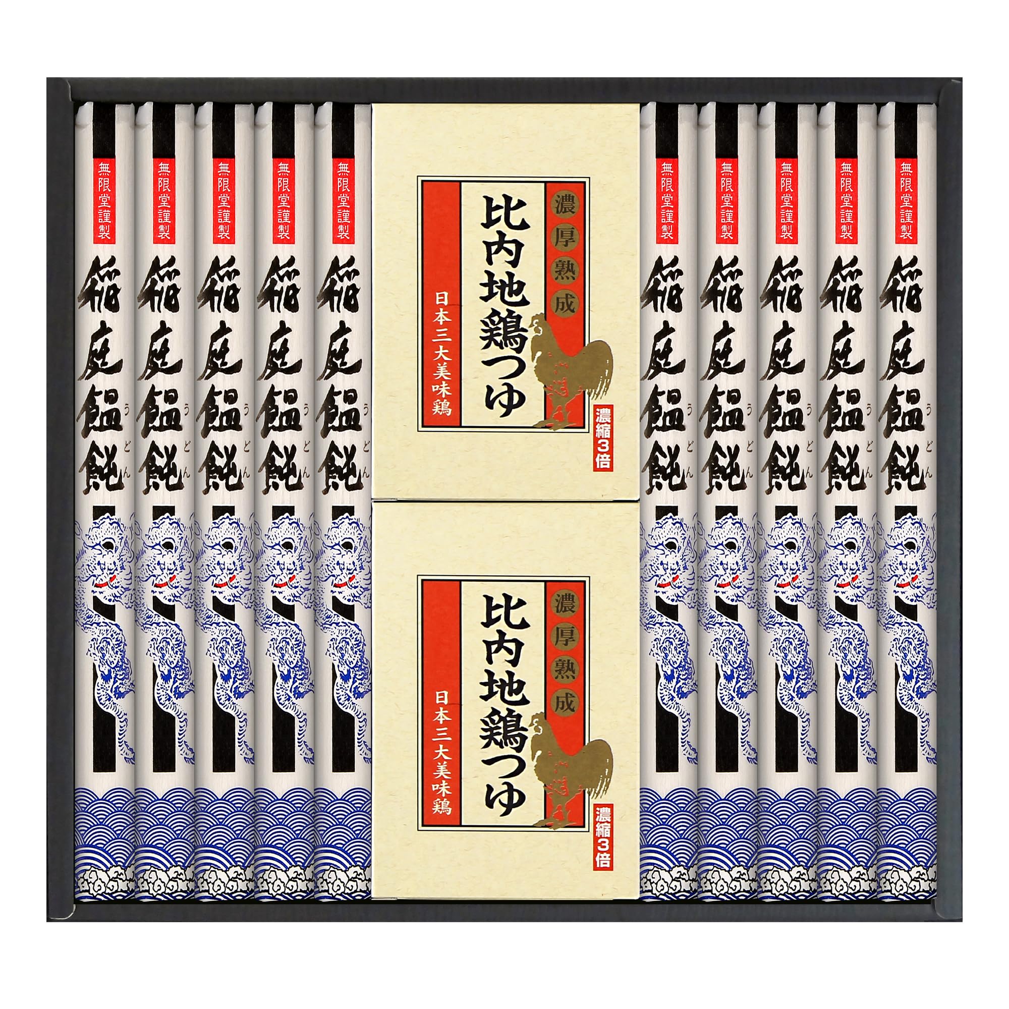 

Inaniwa udon with Hinai chicken broth (10 servings)