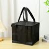 1 Stück Neue Große Kapazität Isolierte Tasche Tragbar Reißverschluss Alufolie Lebensmitteltasche 40L Kühlertasche Picknick Camping