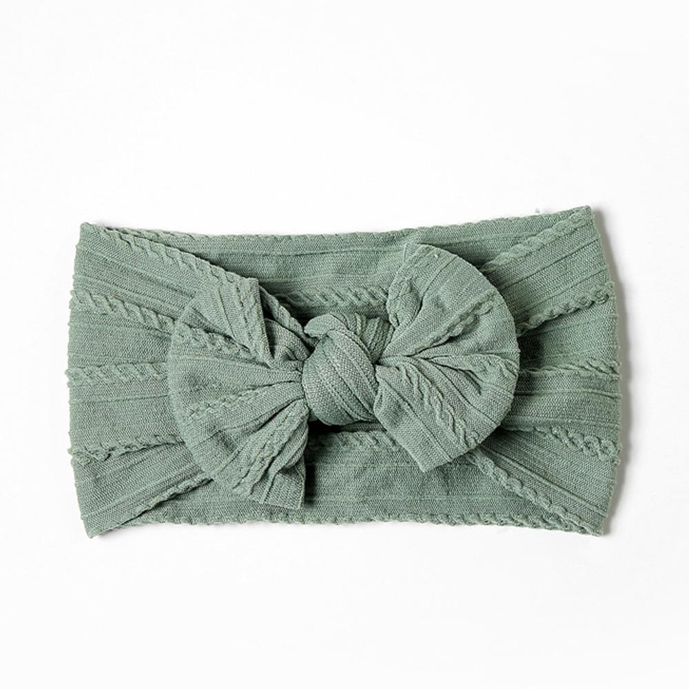 1 Pezzo Fascia per Testa Neonato per Bambine Lavorata a Maglia Elastica Turbante per Bambini Fiocchi per Bambini Morbido Nylon Cappelli per Bambini Accessori per Capelli 32 Colori