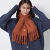 Moonbat PAUL & JOE ACCESSOIRES Volume Scarf, Wool Blend, Solid Color, 52168, Terracotta